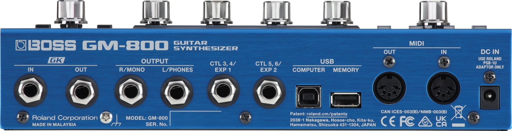 Boss - GM-800 - Zen-Core Guitar Synth – Steve's Music Store