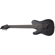 Schecter - PT-8 Black Ops Guitare électrique 8 cordes pour gaucher, Noir satiné à pores ouverts - 625-SHC