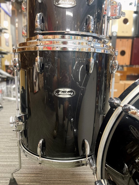 Pearl - Masters Maple 4-Piece ALL MAPLE Shell Kit Piano Black