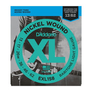 D'Addario - EXL158 Nickel Wound Electric Guitar Strings- Baritone Light- 13-62