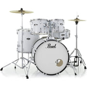 Pearl - Roadshow 5-Piece Drum Set With 22" Bass Drum - Hardware & Cymbals - Pure White  - RS525SCC33