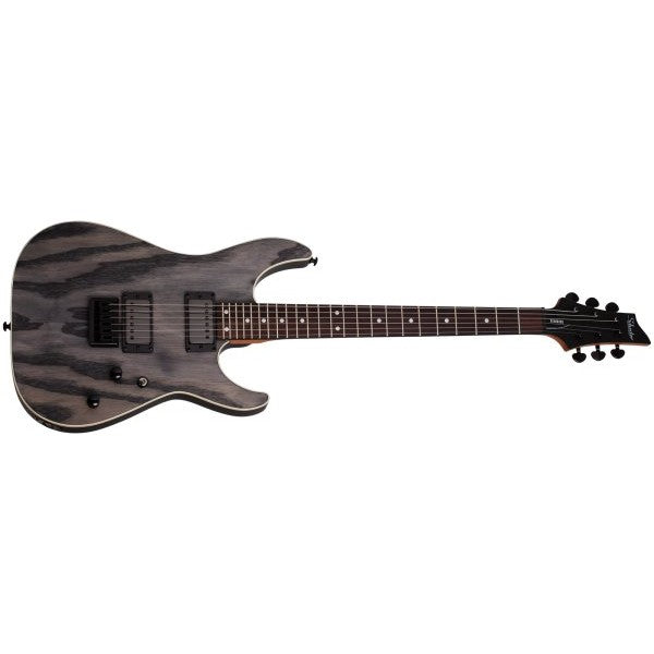 Schecter - C-1 Standard Electric Guitar, Black Fade Burst Burl - 3950-SHC