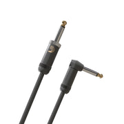 D'Addario Accessories - American Stage Instrument Cable Straight to Right Angle 20ft. PW-AMSGRA-20