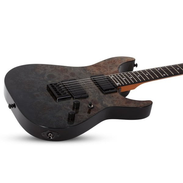 Schecter - C-1 Standard Electric Guitar, Charcoal Satin - 3951-SHC
