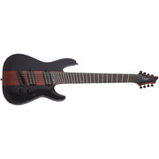 Schecter - C-8 Multiscale Rob Scallon 8-String Electric Guitar - Satin Dark Roast  - 903-SHC
