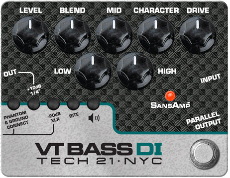 Tech 21 - Sansamp Character Bass CS-VTB-DI – stevesmusic-online