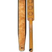 Profile - 2.8" Soft Leather Guitar Strap W/ Foam Padding Tan PGS780-2