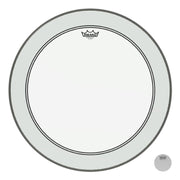 Remo - Powerstroke® P3 Clear Black Dot™ Drumhead - Top Black Dot™, 24" | P3-1324-10