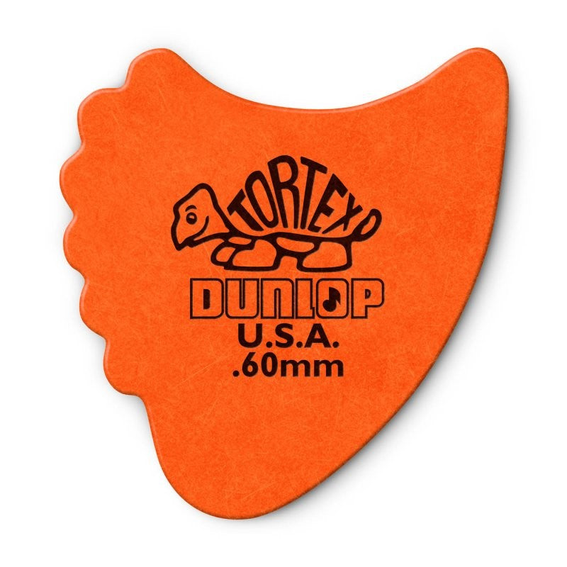 Dunlop - Orange 0.60mm Tortex® Fin Guitar Pick (72/bag) - 414R-60