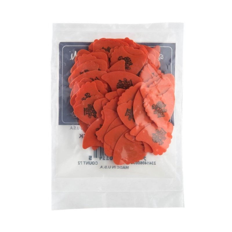 Dunlop - Orange 0.60mm Tortex® Fin Guitar Pick (72/bag) - 414R-60