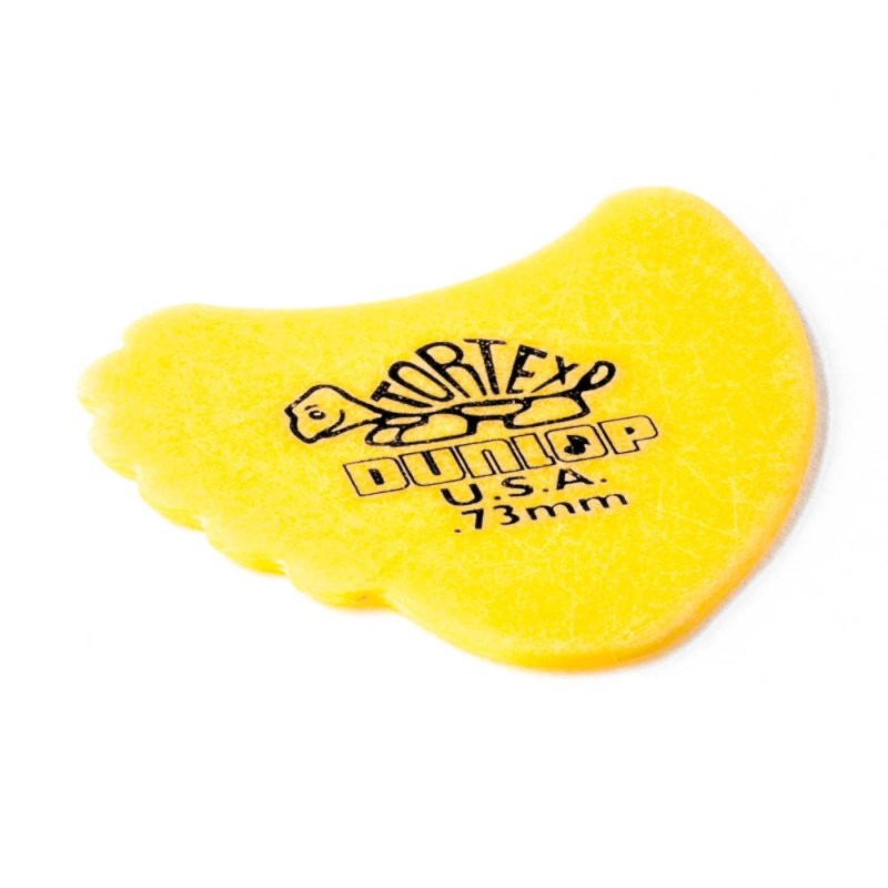 Dunlop - Yellow 0.73mm Tortex® Fin Guitar Pick (72/bag) - 414R-73