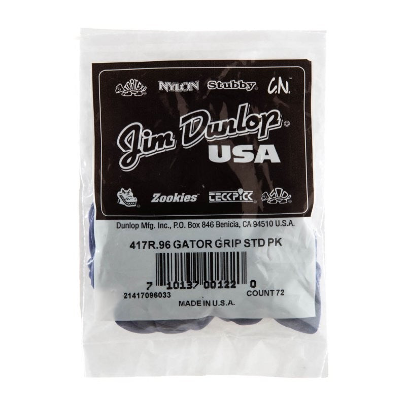 Dunlop - 0.96mm Gator Grip Guitar Pick (72/bag) - 417R-96