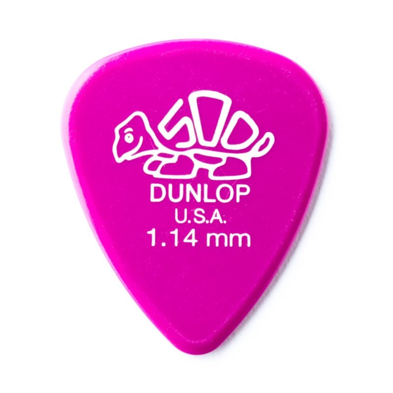 Dunlop - 1.14mm Delrin 500 Guitar Pick (72/bag) - 41R-114