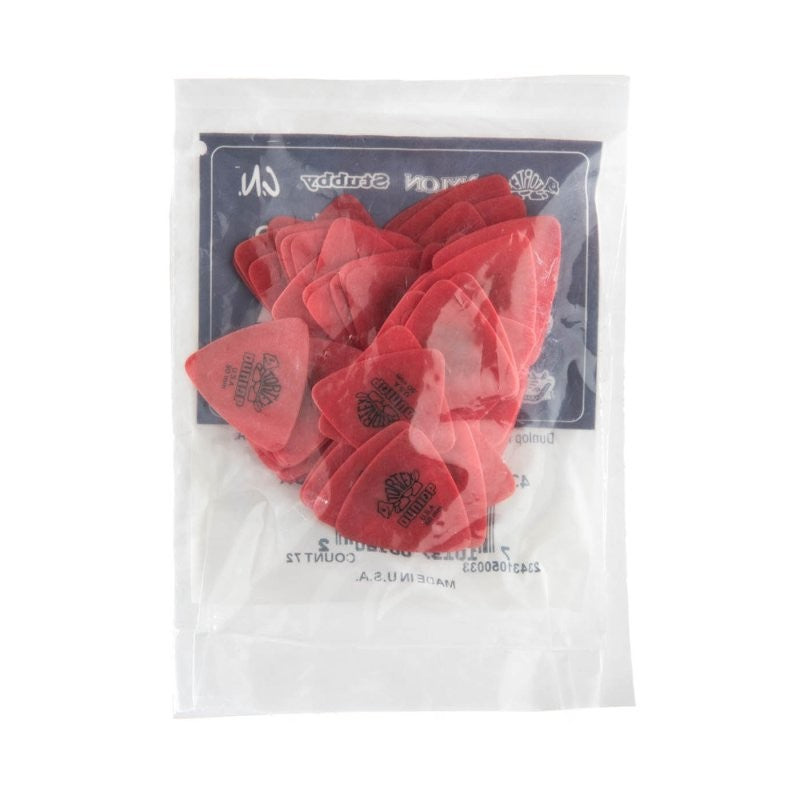 Dunlop - Red 0.50mm Tortex® Triangle Guitar Pick (72/bag) - 431R-50