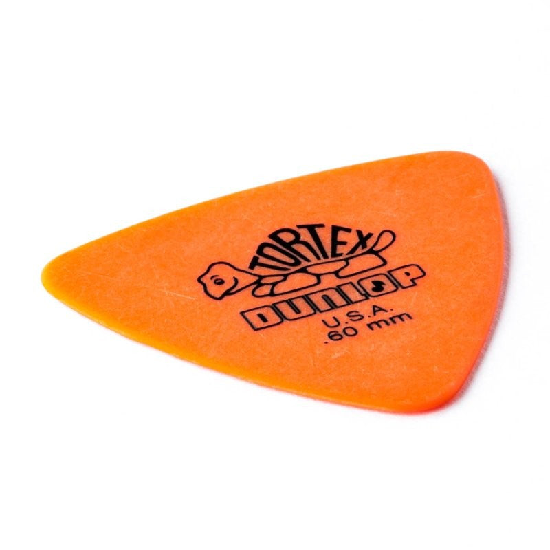 Dunlop - Orange 0.60mm Tortex® Triangle Guitar Pick (72/bag) - 431R-60