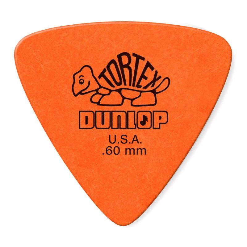 Dunlop - Orange 0.60mm Tortex® Triangle Guitar Pick (72/bag) - 431R-60