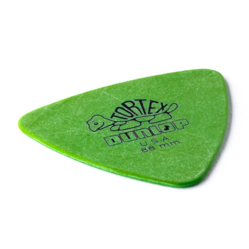 Dunlop - Green 0.88mm Tortex® Triangle Guitar Pick (72/bag) - 431R-88