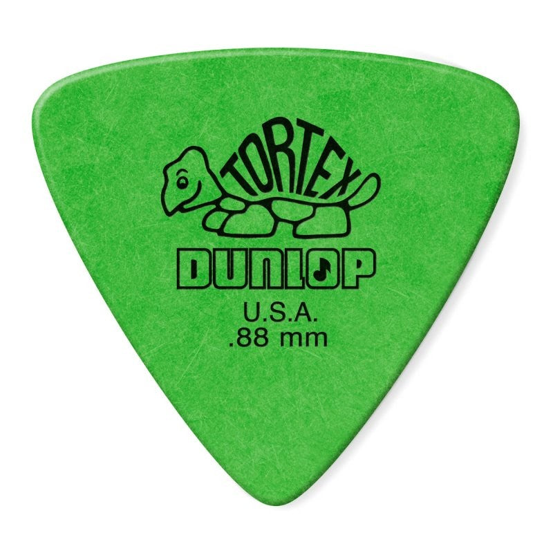 Dunlop - Green 0.88mm Tortex® Triangle Guitar Pick (72/bag) - 431R-88