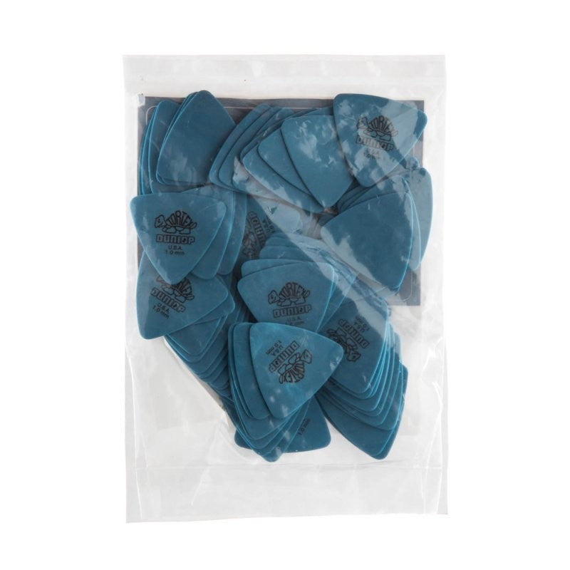 Dunlop - Blue 1.0mm Tortex® Triangle Guitar Pick (72/bag) - 431R1.0
