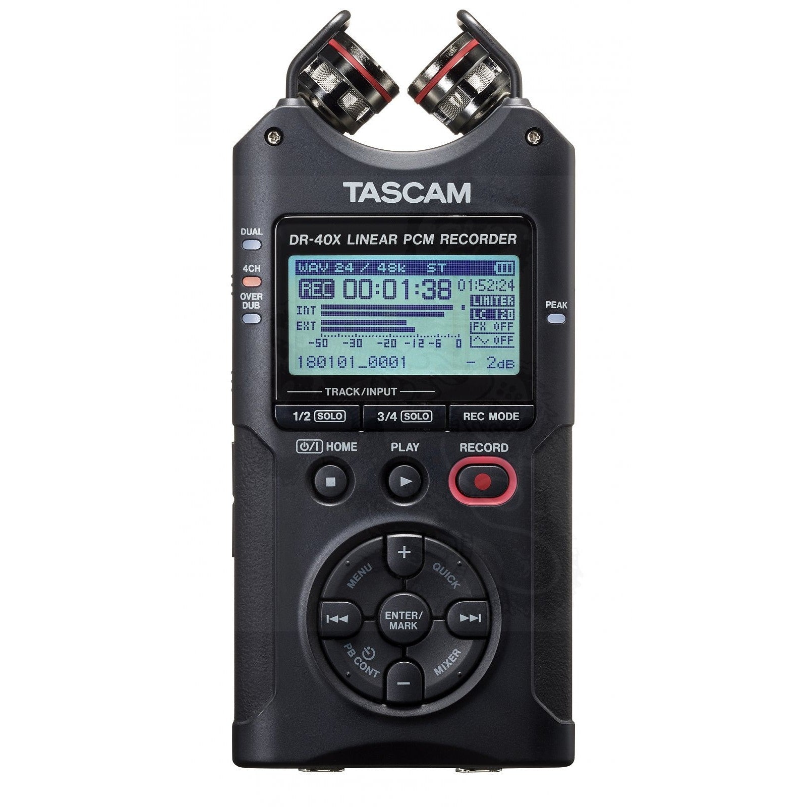 配信機器・PA機器・レコーディング機器 TASCAM DR-40X DR-40X | 4トラックポータブルオーディオレコーダー/USBオーディオ