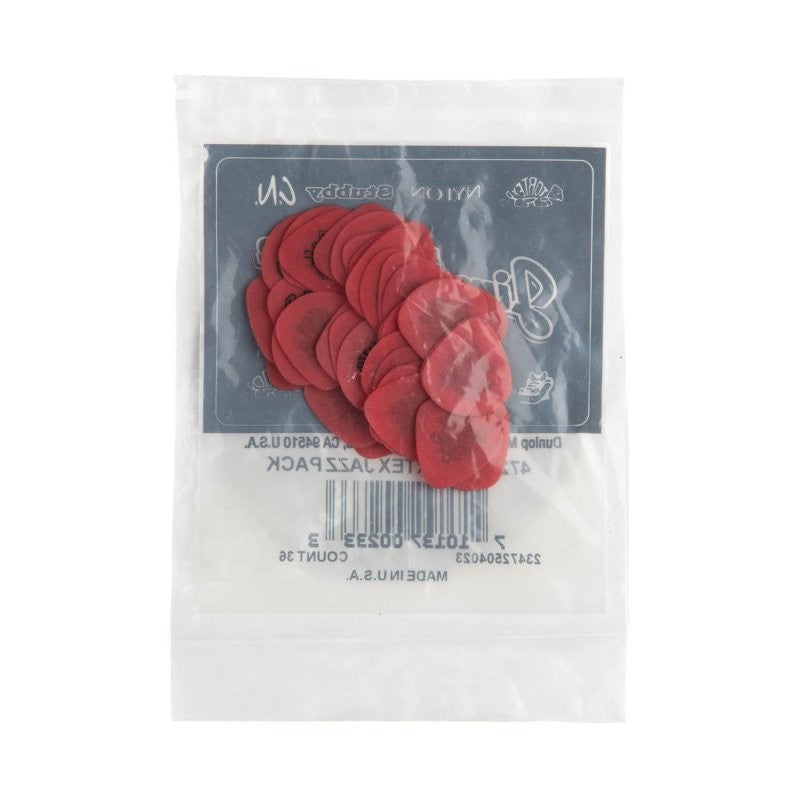 Dunlop - Red Tortex® Jazz I Guitar Pick (36/bag) - 472RL1
