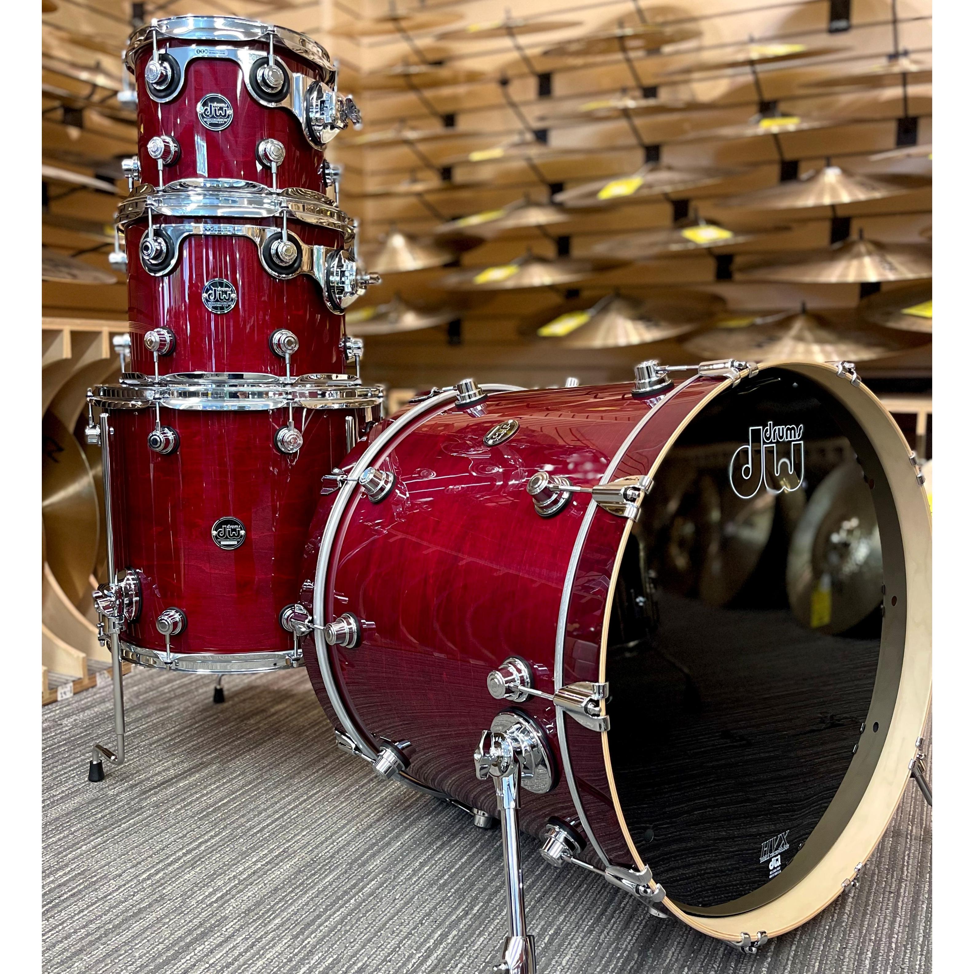 DW Drums - Série Performance Ensemble 4-morceaux Cherry Stain