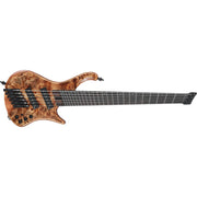 Ibanez - EHB Ergonomic Headless Bass 6str w/Bag Multi scale - Antique Brown Stained Low Gloss - EHB1506MSABL