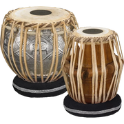 Meinl - Tabla Set 8.5" x 5.5" Acajou Cuivre Plaqué Chrome