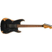 Charvel - Pro-Mod Relic San Dimas® Style 1 HH FR PF -  Pau Ferro Fingerboard -  Weathered Black  - 296-5201-303