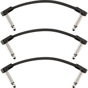 Fender - Blockchain 4" Patch Cable -3-Pack -Angle/Angle 099-0825-007