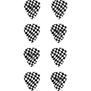 Fender - 351 Celluloid Picks -Checkerboard -(8) 198-0351-088