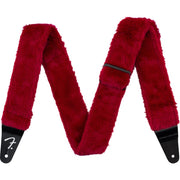 Fender - Poodle Plush Strap -Red 099-0642-025