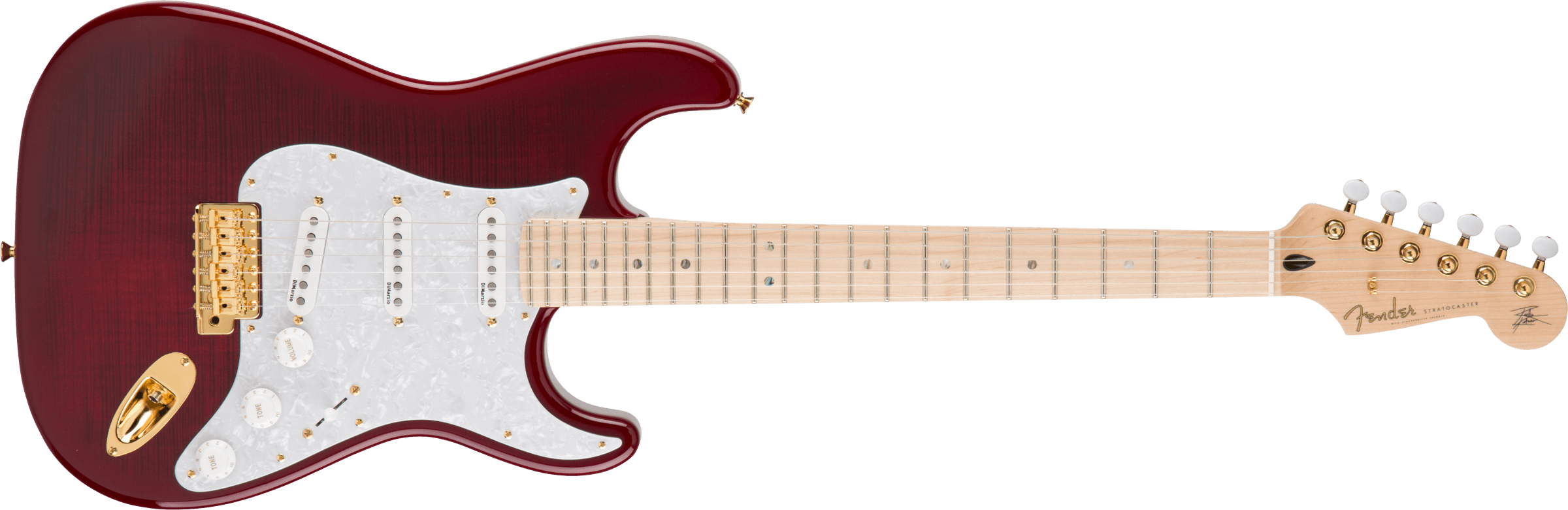 Fender - Richie Kotzen Stratocaster® - Maple Fingerboard - Transparent Red Burst