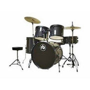 RB Percussion & Accessories - 5 Piece Junior Drum Kit  Black – RB-JR5-SBK