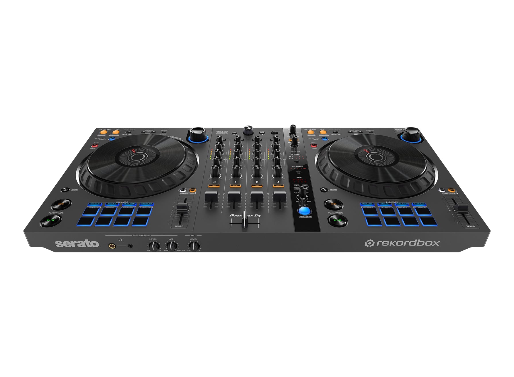 Pioneer DJ - DDJ-FLX6-GT 4-channel DJ controller for multiple DJ  applications (Graphite)