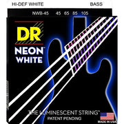 DR Strings - DR NWB-45 Neon WHT 45-105
