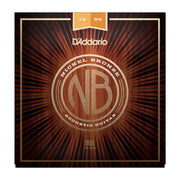 D'Addario - NB1256 Nickel Bronze Acoustic Guitar Strings- Light Top / Med Bottom- 12-56