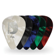 D'Addario Accessories - Assorted Pearl Celluloid Guitar Picks, 10 pack, Heavy   1CAP6-10