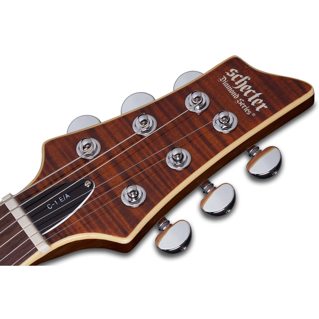 Schecter - C-1 E/A Electric Guitar - Cat's Eye - 640-SHC