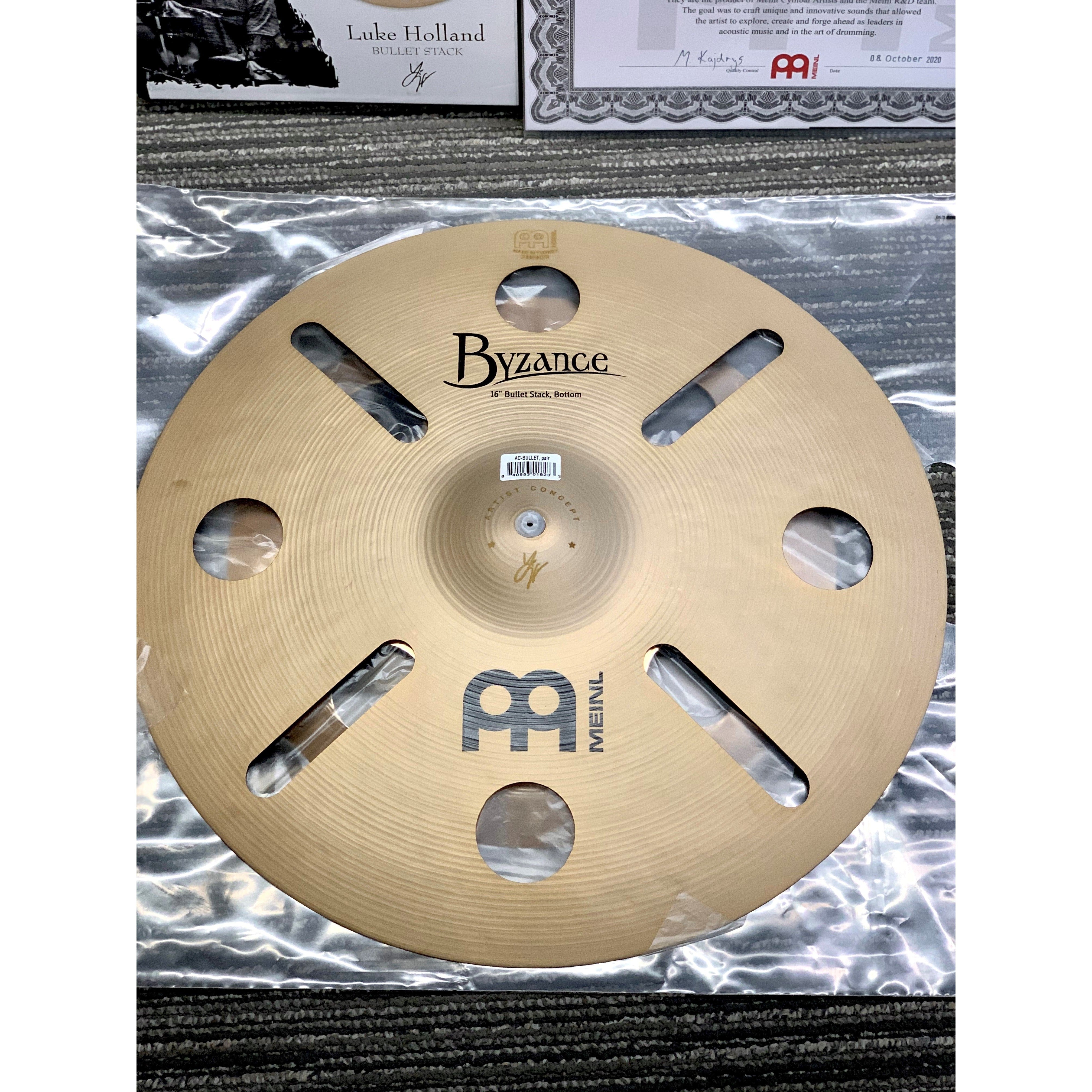 Meinl - Artist Concept Model 12''/16'' Bullet Stack Luke Meinl - Artist Concept Model 12''/16'' Bullet Stack Luke