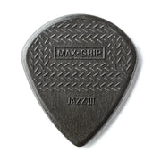 Dunlop - Max-grip® Jazz III Carbon Fiber Guitar Pick 6-pack 471P3C