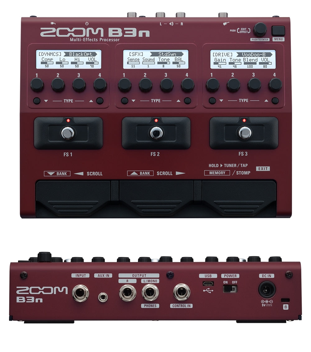 Zoom - B3N Intuitive Multi-Effects Processor for Bassists – Steve's Music  Store