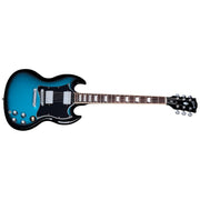 Gibson - SG Standard w/Softshell Case - Pelham Blue Burst - SGS00PKCH