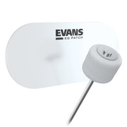 Evans - EQ Double Pedal Patch transparente plastique