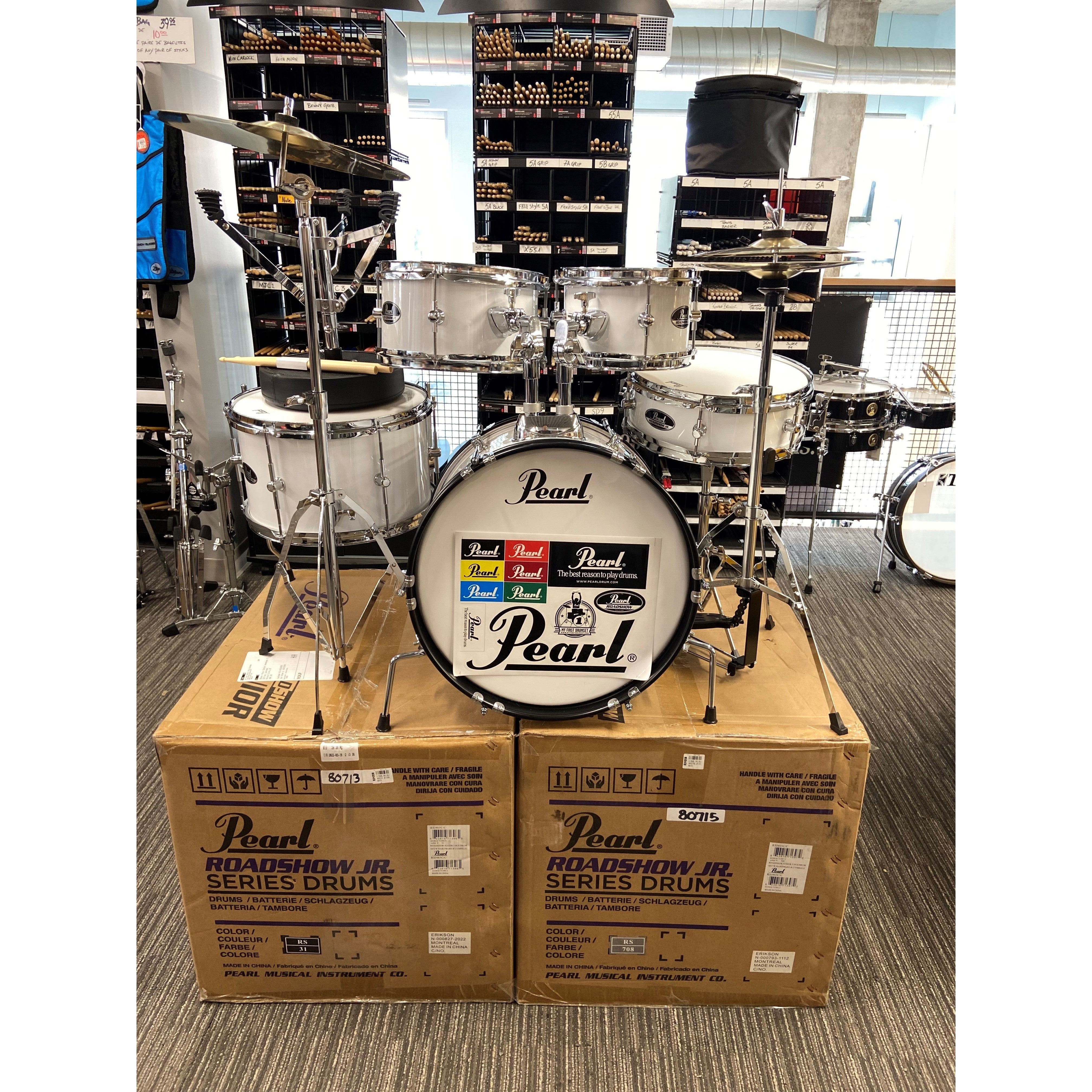 Pearl - Roadshow Junior RSJ465CC33 White Cymbal, Hardware and