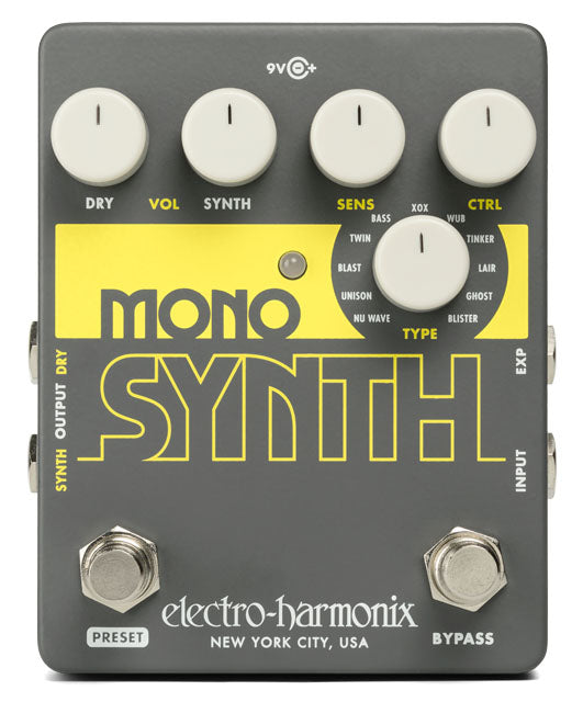 【ggl】MONO SYNTH electro harmonix Electro-Harmonix - Guitar Mono Synth – Steve's Music Store