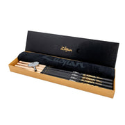 Zildjian - DIP Series Drumsticks 5A DIP Pack 4 Pair with Towel & Drumkey SDSP247