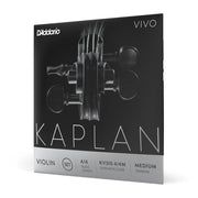 D'Addario - Kaplan Vivo Violin String Set - 4/4 Scale - Medium Tension