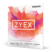 D'Addario - Zyex Violin String Set with Aluminum D - 4/4 Scale - Medium Tension