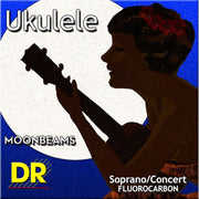 DR Strings - UFSC Ukulele Soprano/Concert Clear Fluorocarbon 21-26-32-22